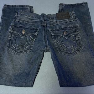 True Religion Dark Blue Straight Jeans